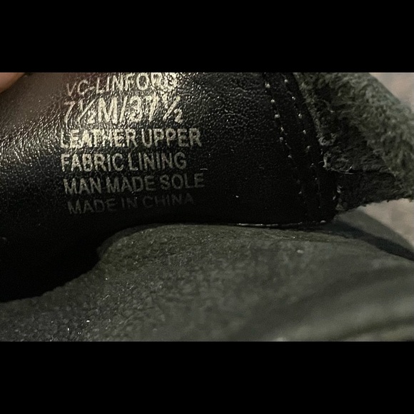 Vince Camuto Linford Bootie Black Leather Size 7.5, EUC - Picture 6 of 8